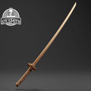 Yamato Sword Life Size Replica Prop Kit 3D Print FDM