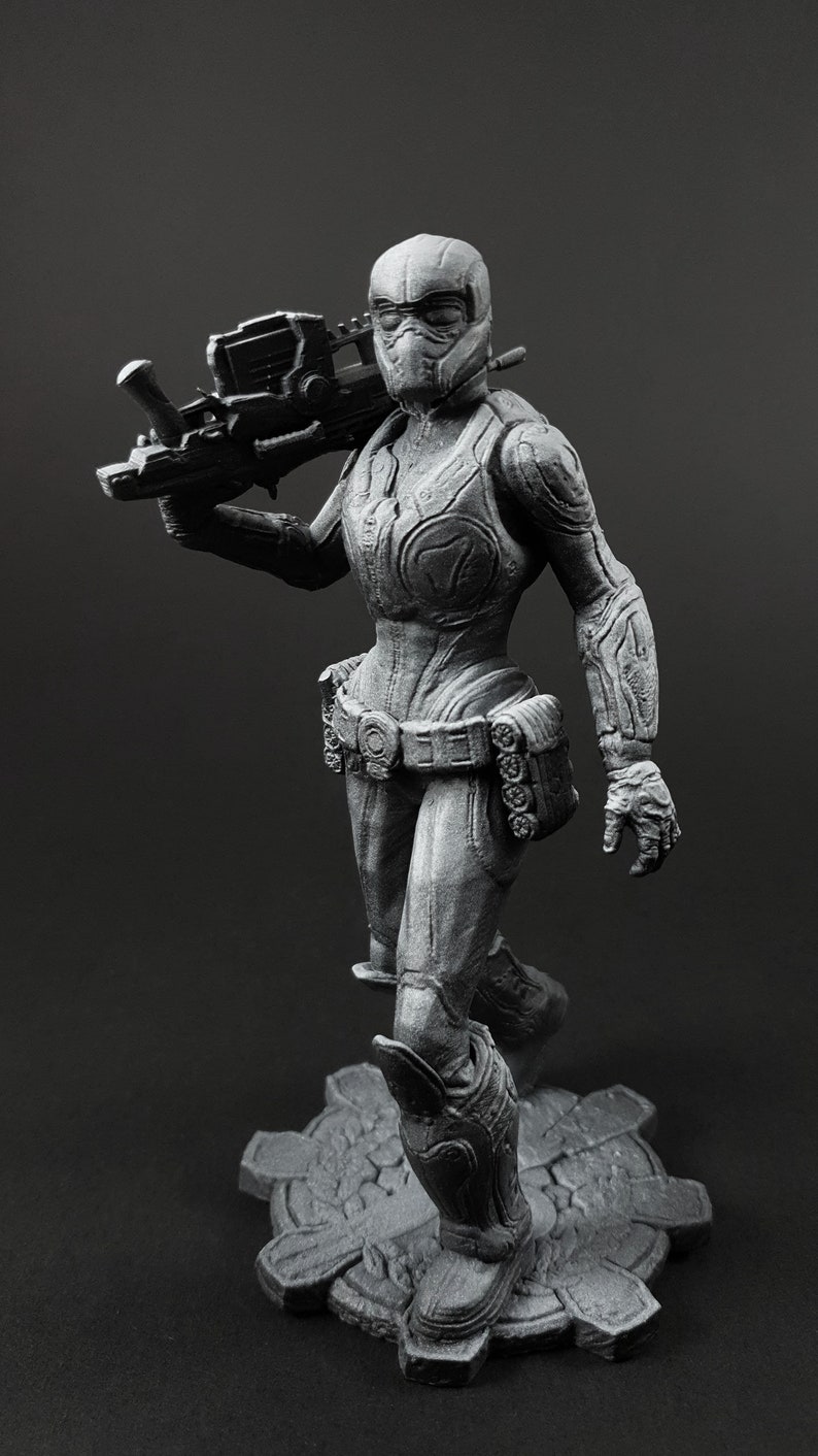 Onyx Guard Female Gears of War 3D Model STL File 3D Print Etsy