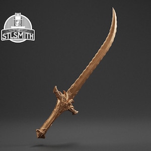 Belm Scimitar BG3 Cosplay STL Digital Model 3D Printing