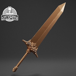 Large Sword of Moonlight DeS Cosplay STL Digital Model 3D Printing