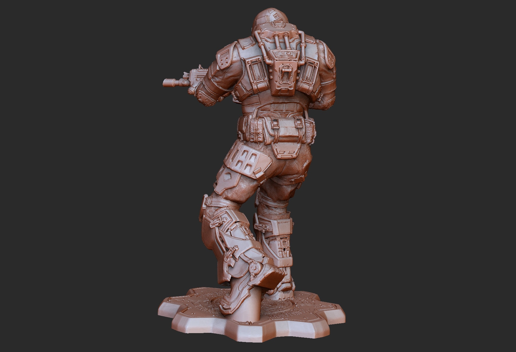 UIR Soldier Male Gears of War 3D Model STL File 3D Print Etsy