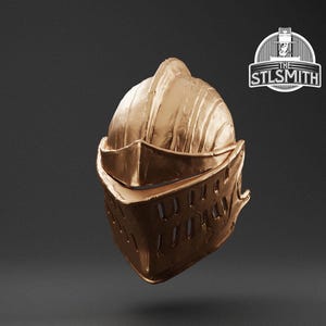 Casco de caballero de Lothric DS3 STL, modelo digital para cosplay, impresión 3D