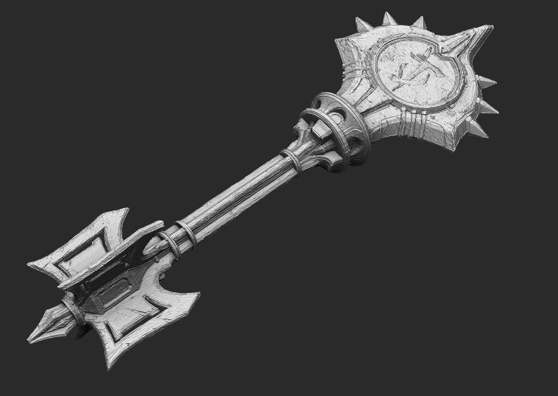 Slayer Key Doom Eternal Cosplay STL Digital Model 3D Print Etsy