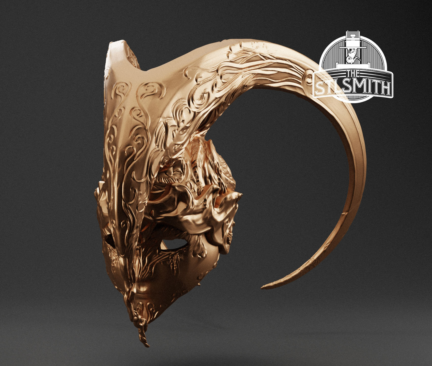 Hoslow's Helm ER STL Digital Model Cosplay 3D Printing