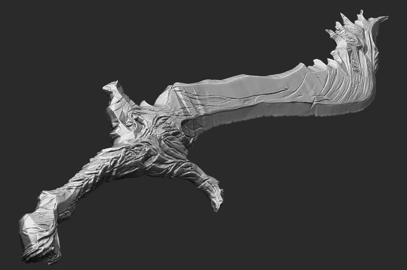 Storm Curved Sword Dark Souls 3 STL Digital Model 3D Print Etsy