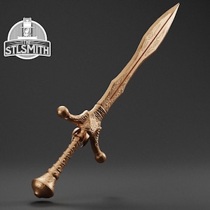 Sword of Aeons Greatsword Life Size Replica Prop Kit 3D Print FDM