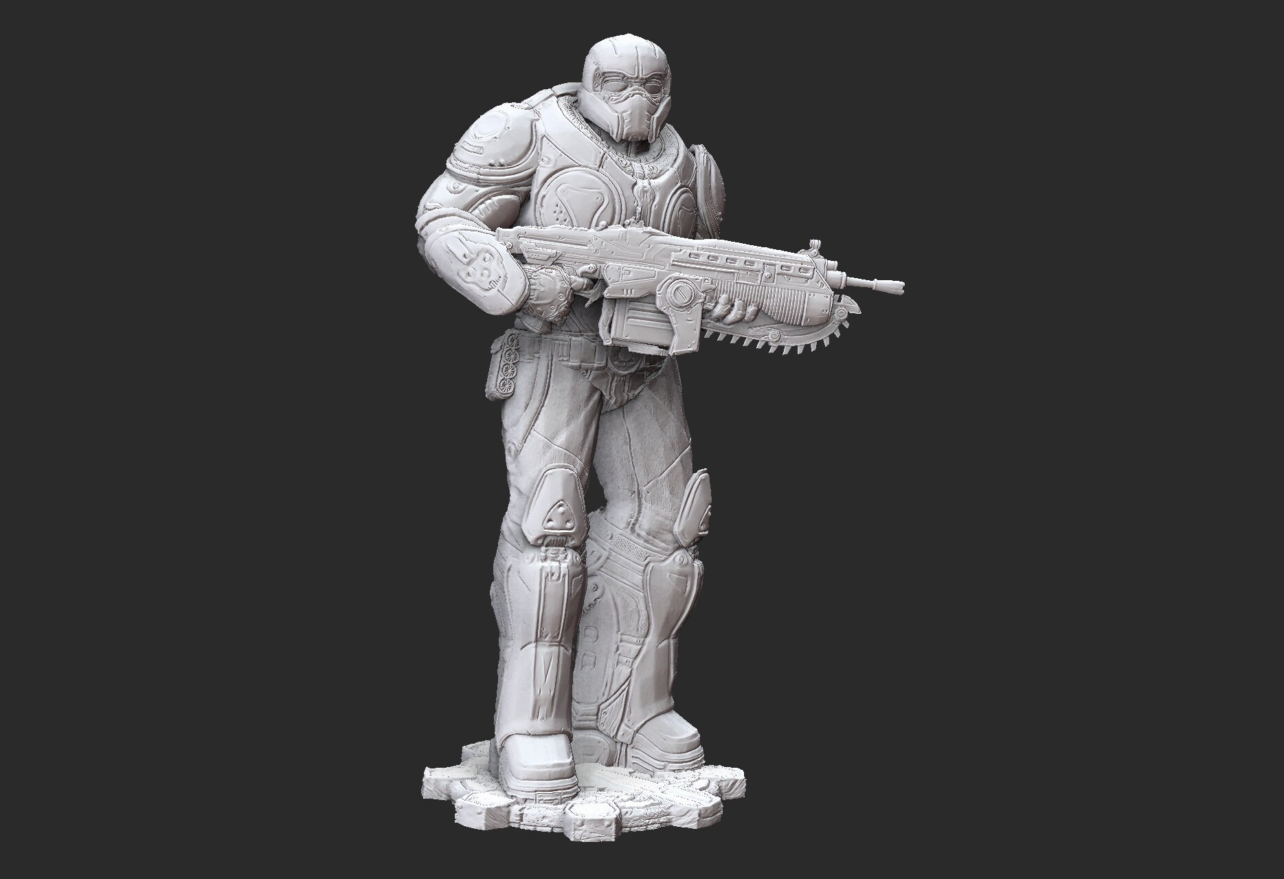 gears of war 3d model