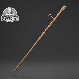 Astrologer&#39;s Staff Life Size Replica Prop Kit 3D Print FDM