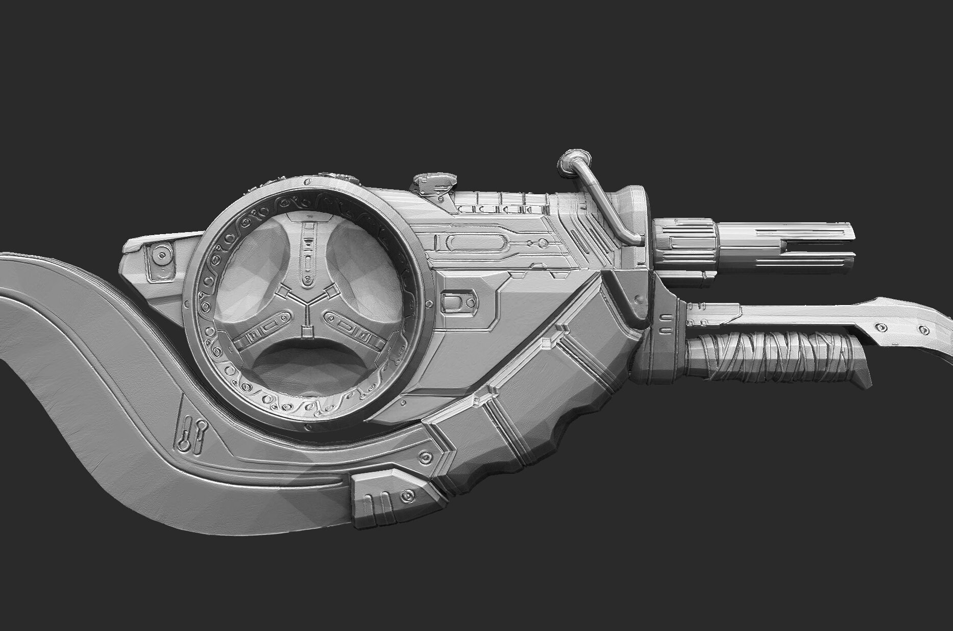 Brute Shot Halo 2 STL Digital Model 3D Print Cosplay Etsy