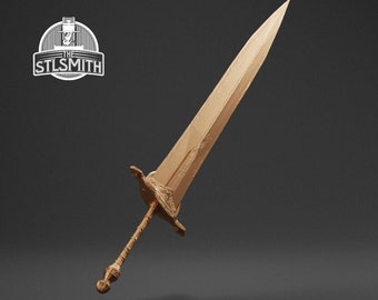 Moonlight Greatsword Dark Souls 3 STL Digital Model 3D Print Cosplay