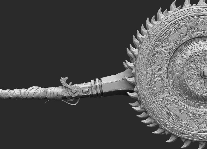 Whirligig Saw Bloodborne Cosplay STL Digital Model 3D Print