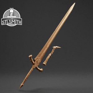 Farron Greatsword + Knife DS3 STL Digital Model 3D Print Cosplay
