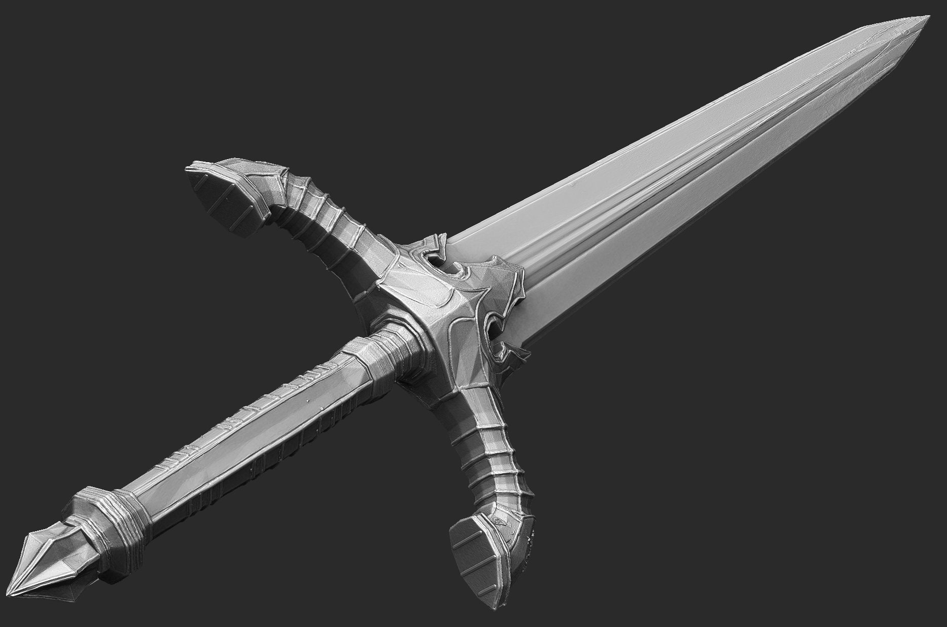 Dark Sword Dark Souls 3 STL Digital Model 3D Print Cosplay 