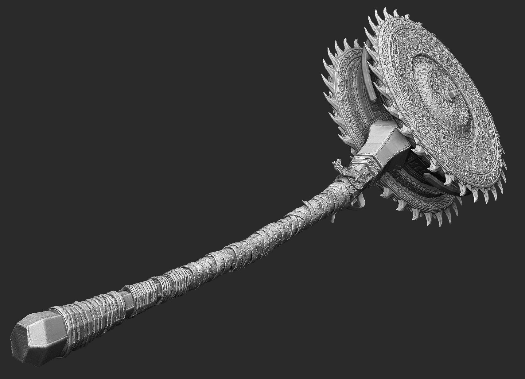 Whirligig Saw Bloodborne Cosplay STL Digital Model 3D Print
