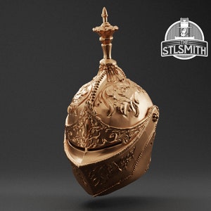 Carian Knight Helm STL Digital Model Cosplay 3D Printing