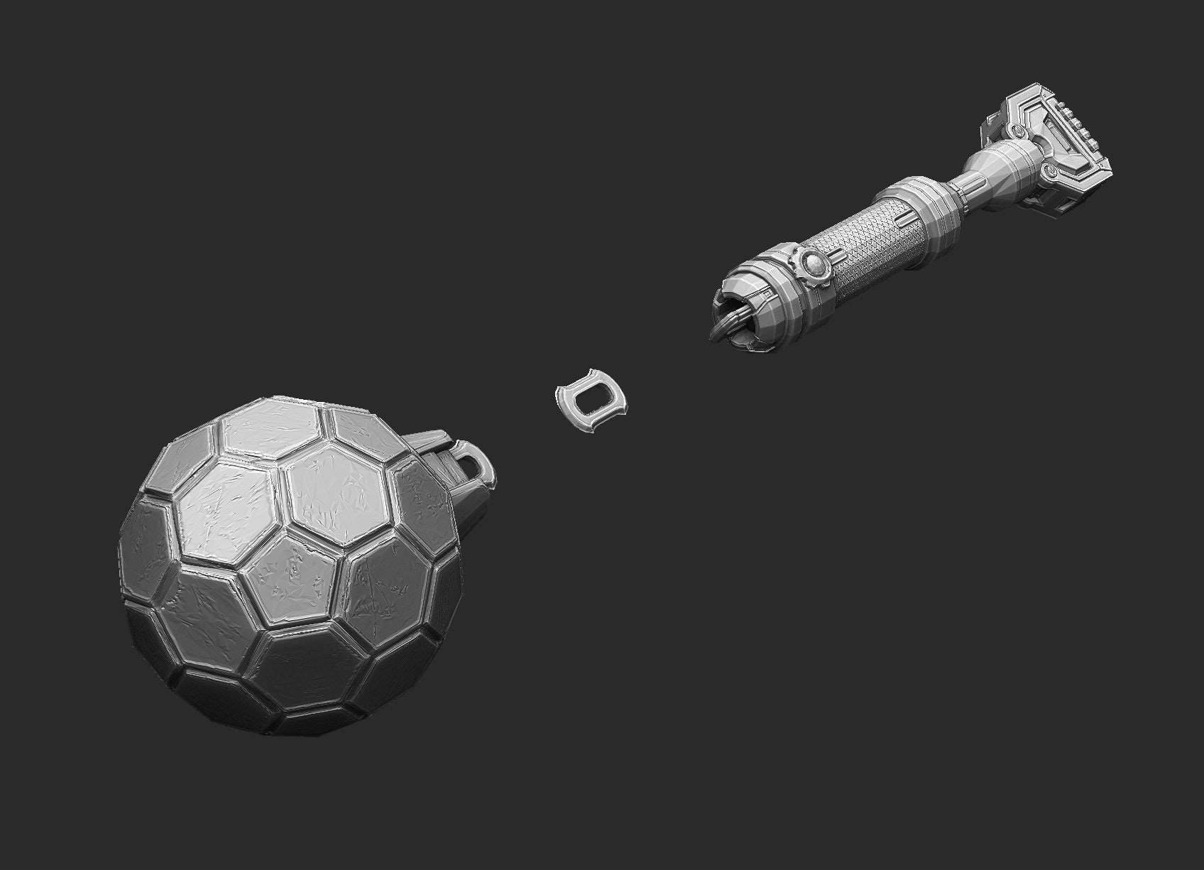 Frag Grenade New Style COG Gears of War Cosplay STL Digital Etsy