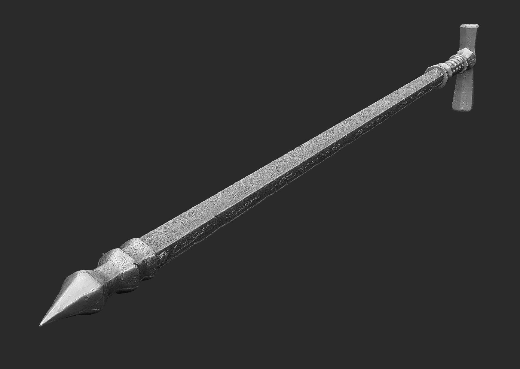 Threaded Cane Bloodborne Cosplay STL Digital Model 3D Print Etsy
