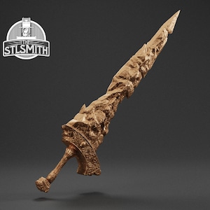 Maliketh's Black Blade Life Size Replica Prop Kit 3D Print FDM