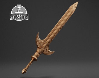 Holy Sword of The Ark Life Size Replica Prop Kit 3D Print FDM