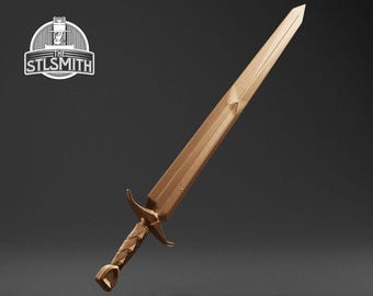Recruit Sword Grey Warden Life Size Replica Prop Kit 3D Print FDM