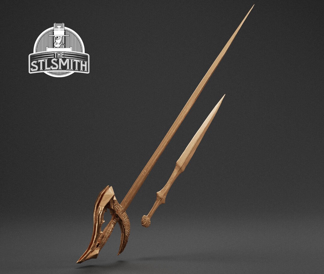 Crow Quills Sword Life Size Replica Prop Kit 3D Print FDM Etsy