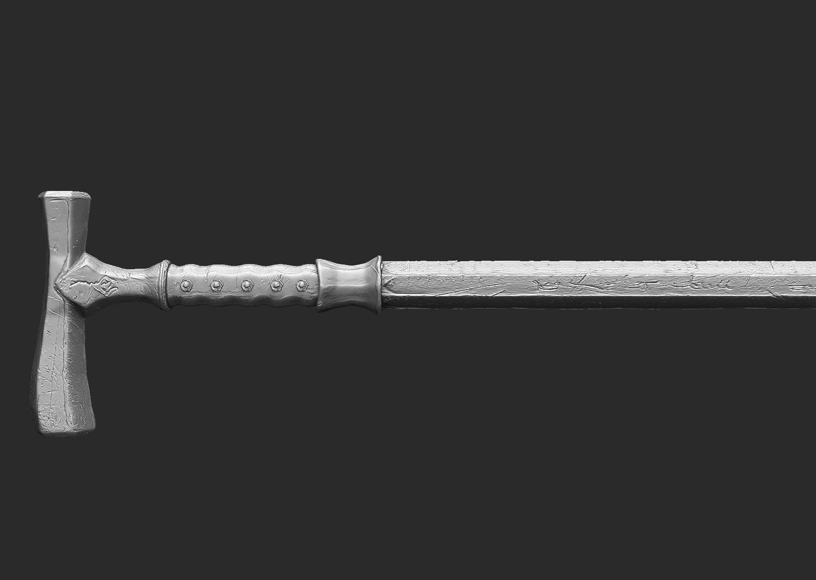 Threaded Cane Bloodborne Cosplay STL Digital Model 3D Print Etsy