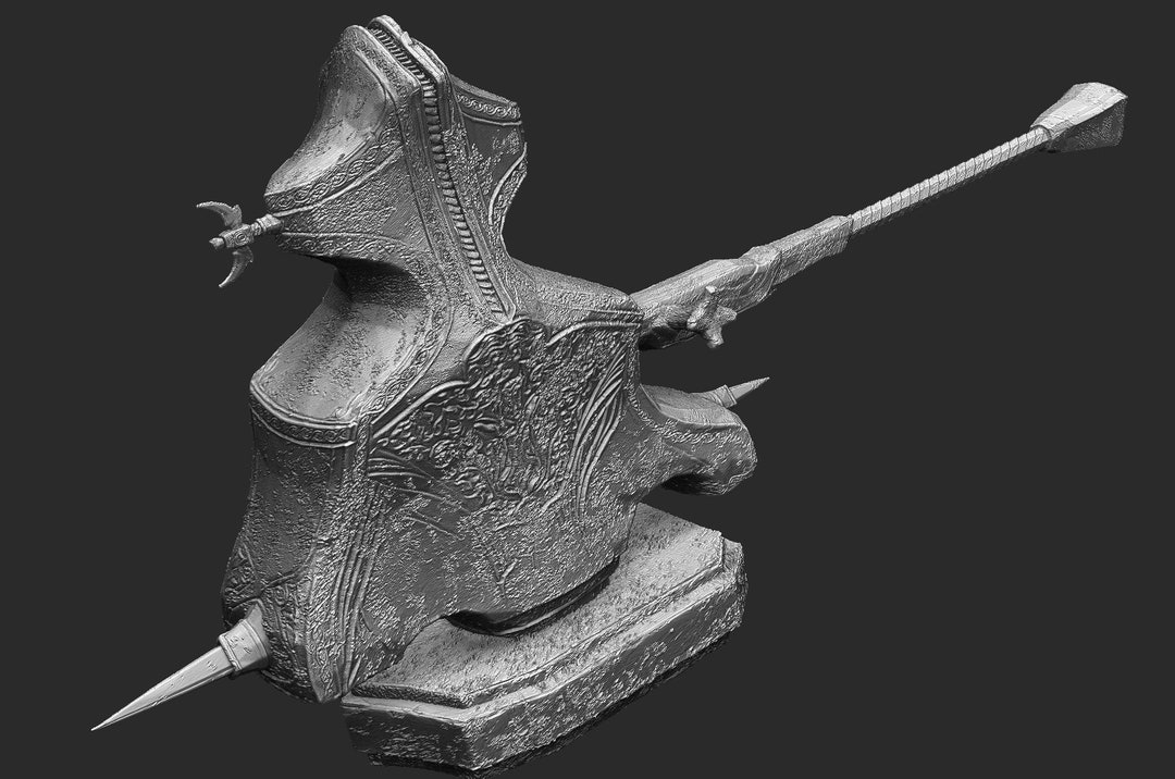 Ledo's Great Hammer Dark Souls 3 STL Digital Model 3D Etsy