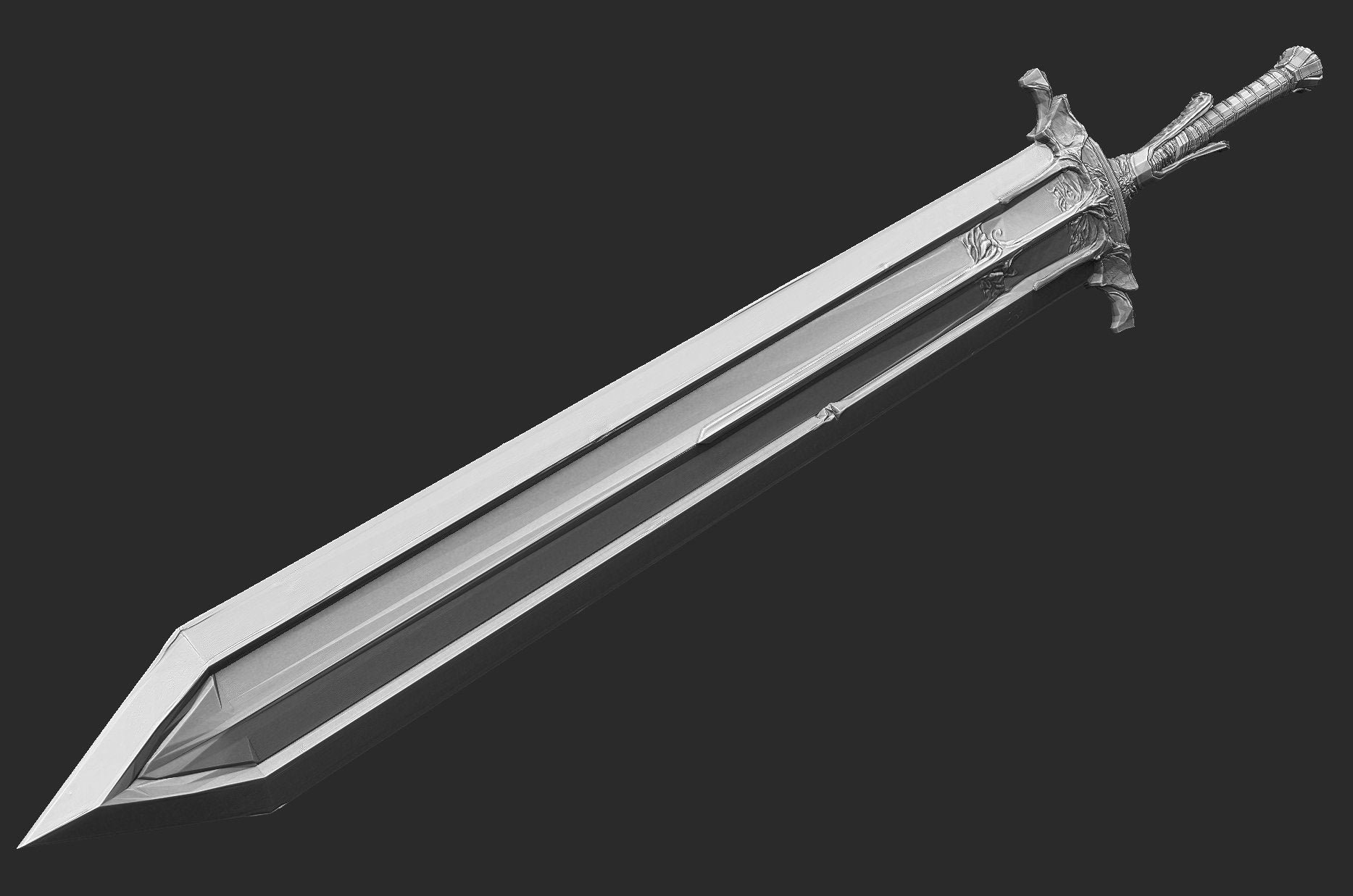 Dark Sword Dark Souls 3 STL Digital Model 3D Print Cosplay 