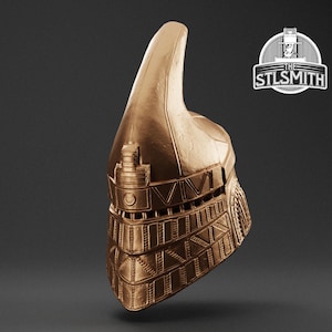 Dwarven Helmet OB STL Digital Model Cosplay 3D Printing