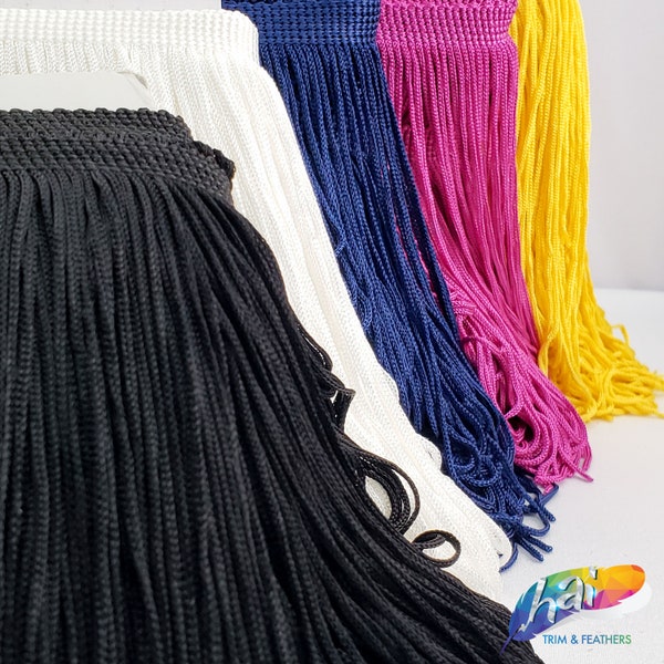 2", 4" and 6" Chainette Fringe, Polyester Fabric Fringe, Tassel Fringe by the Yard for Dance Performance Broadway Carnival Costumes