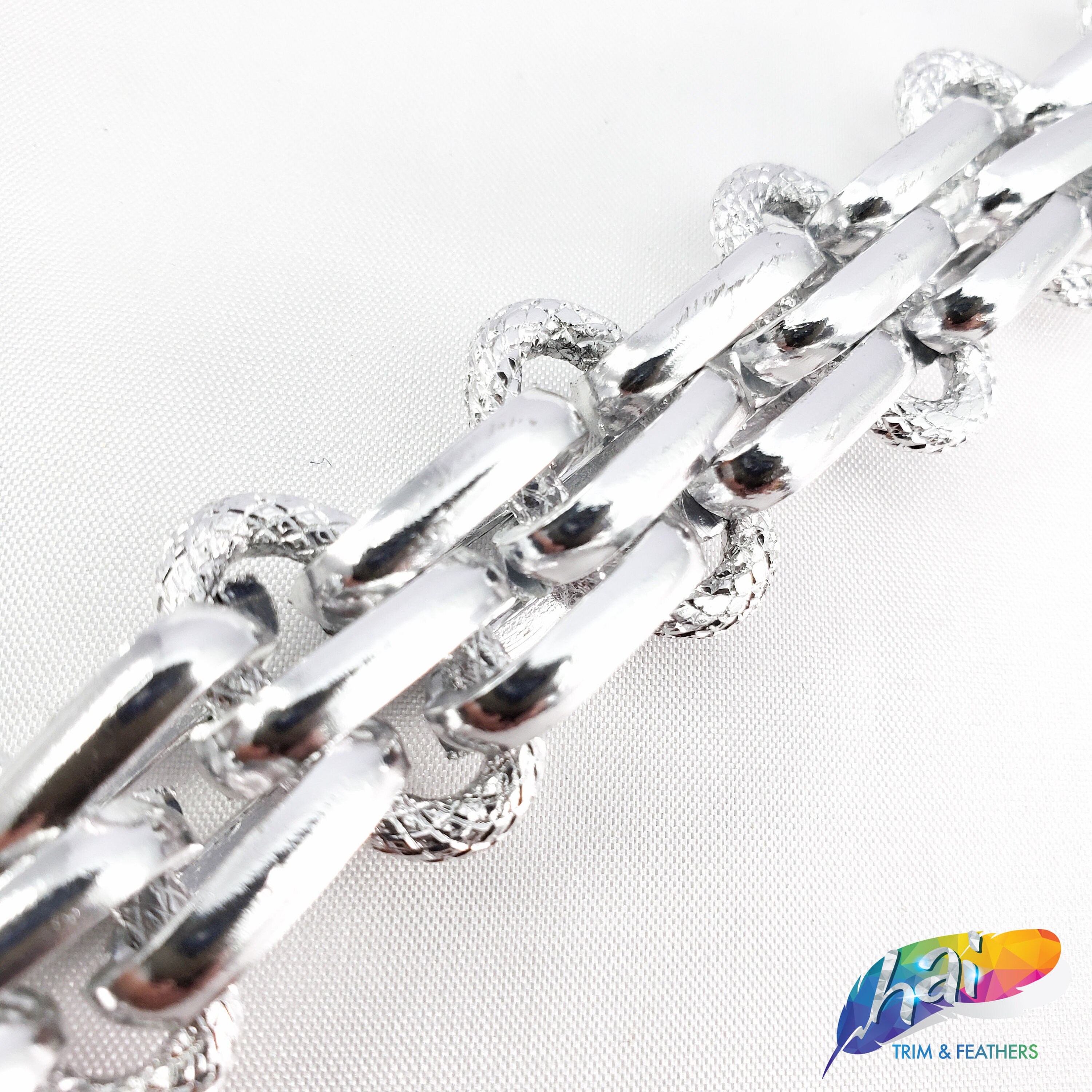 Multiple Oval Metallic Chain Trim Silver Chain Gold Chain | Etsy