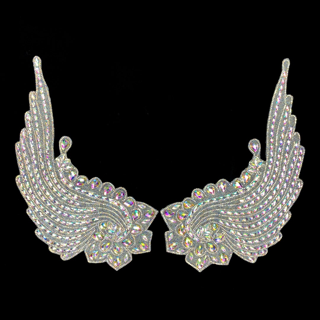 Gelback Rhinestone Appliques, Colored Ironon Crystal Rhinestone