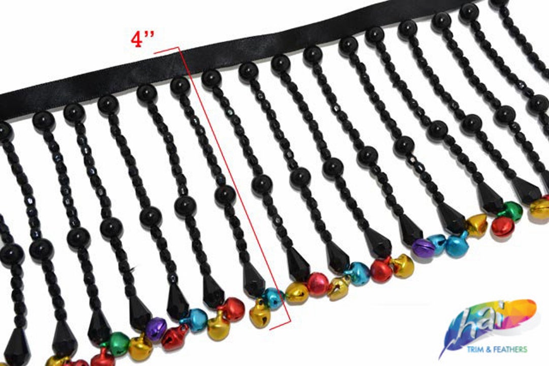 Flecos de cadena de 2, 4 y 6, flecos de tela de poliéster, flecos de borla  cortados a medida para trajes de carnaval de Broadway de espectáculo de  danza -  México