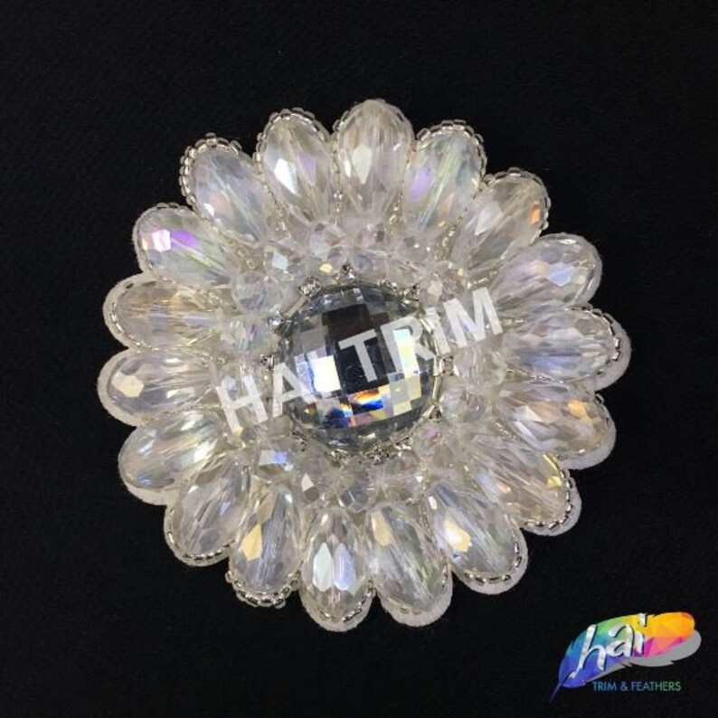 BA-013 Beaded Applique Performance Headpiece Motif