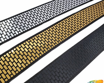 1 1/2 "Pailletten Metallic Elastisch, Stretch Elastic Trim, Dekoratives Elastisches, Metallic Elastisches Banding, DIY Bund Elastische Masse