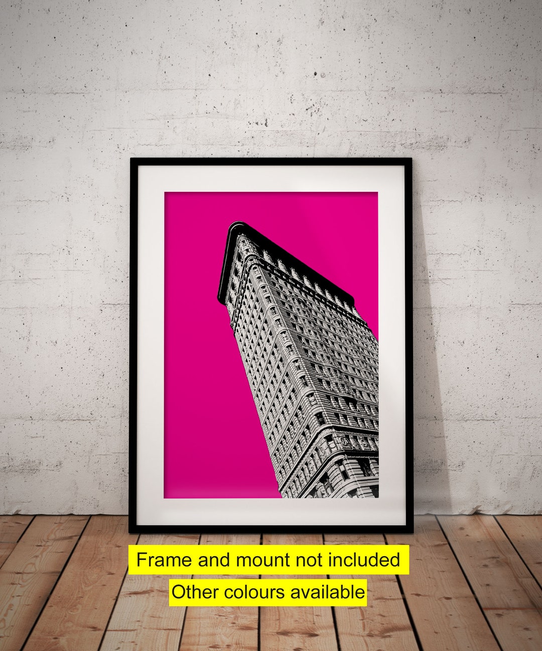 Flatiron Building Pop Art Print, New York Art, Art Print Giclee, New