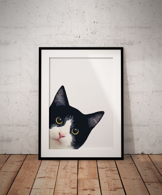 personalised cat print