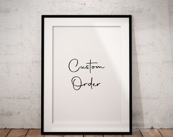 Custom order Kay, Unframed