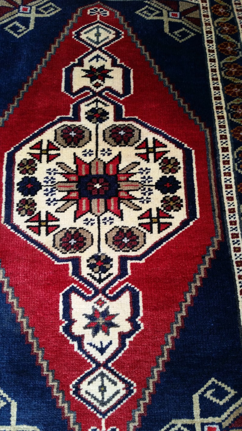 Yastik Door Mat,1.8x3.4 ft Oushak Rug boho decor rug Turkish small rug Oriental Small Anatolia Rugs Vintage Small Turkish Rug wool rug