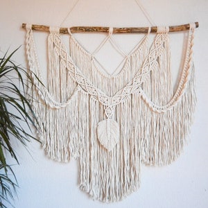 Large Macrame Wall Hanging, Modern Woven Wall Art, Gift for women, Bohemian Wall Tapestry, Wedding Backdrop, Boho Bedroom Interior Decor