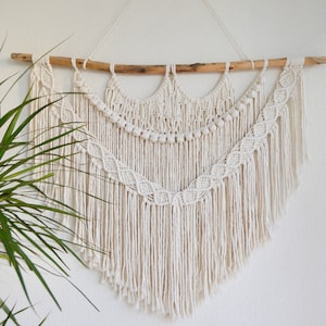 Macrame Wall Hanging, Bohemian Decoration, Woven Wall Hanging, Macrame Mural, Housewarming gift, Headboard