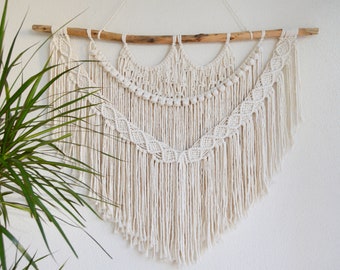 Macrame muur opknoping, Boho decoratie, geweven muur opknoping, macrame muurschildering, housewarming cadeau, hoofdeinde