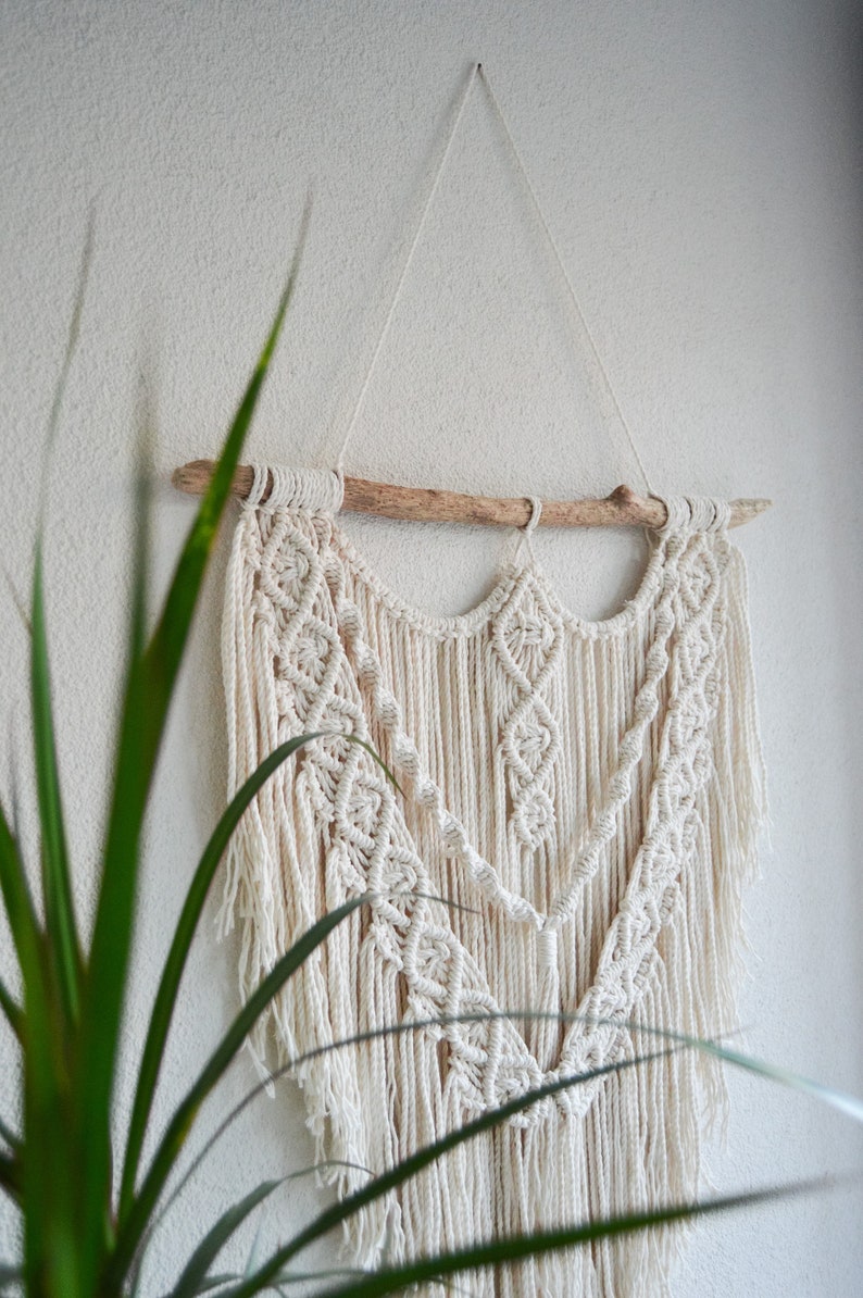 Mediumlarge Macrame Wall Hanging Minimalist Tapestry Etsy