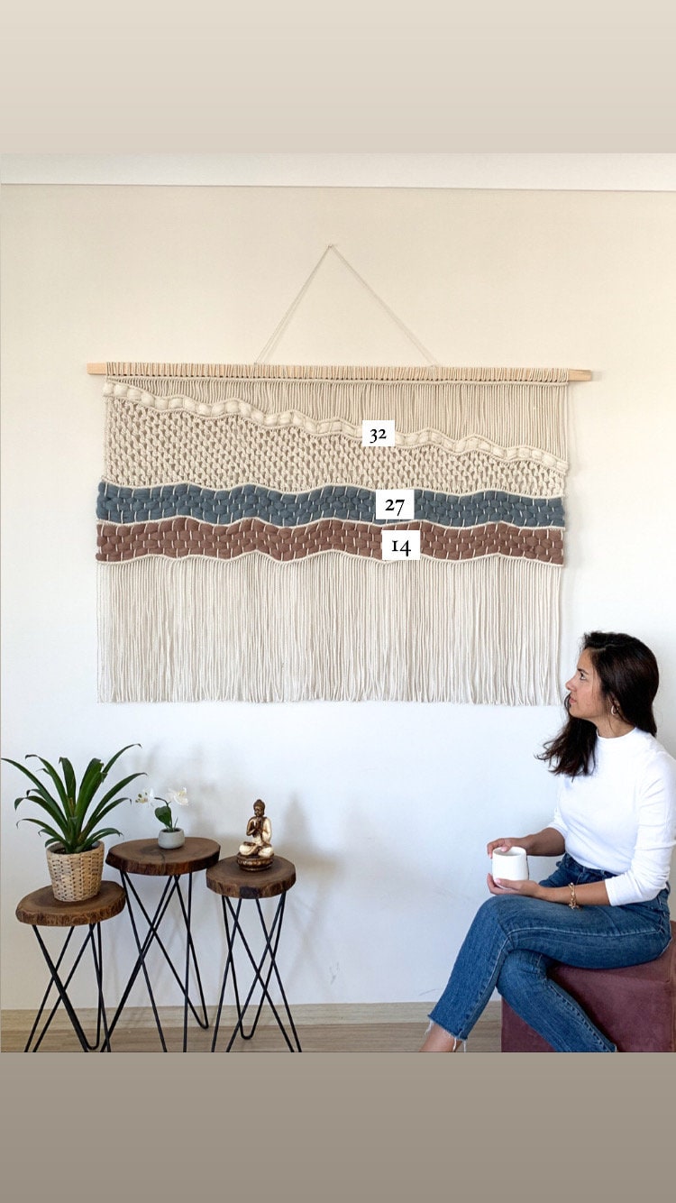 Extra Large Macrame Wall Hanging, Woven Wall Tapestry, Bohemian