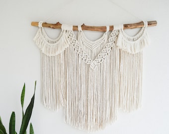 Large Macrame Wall Hanging, Tapestry for Boho Home Decor, Macrame Wall Art, Over the Bed Decor, Macrame Headboard