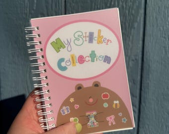 My Sticker Collection - Reusable Sticker Book 50 Page Stickers