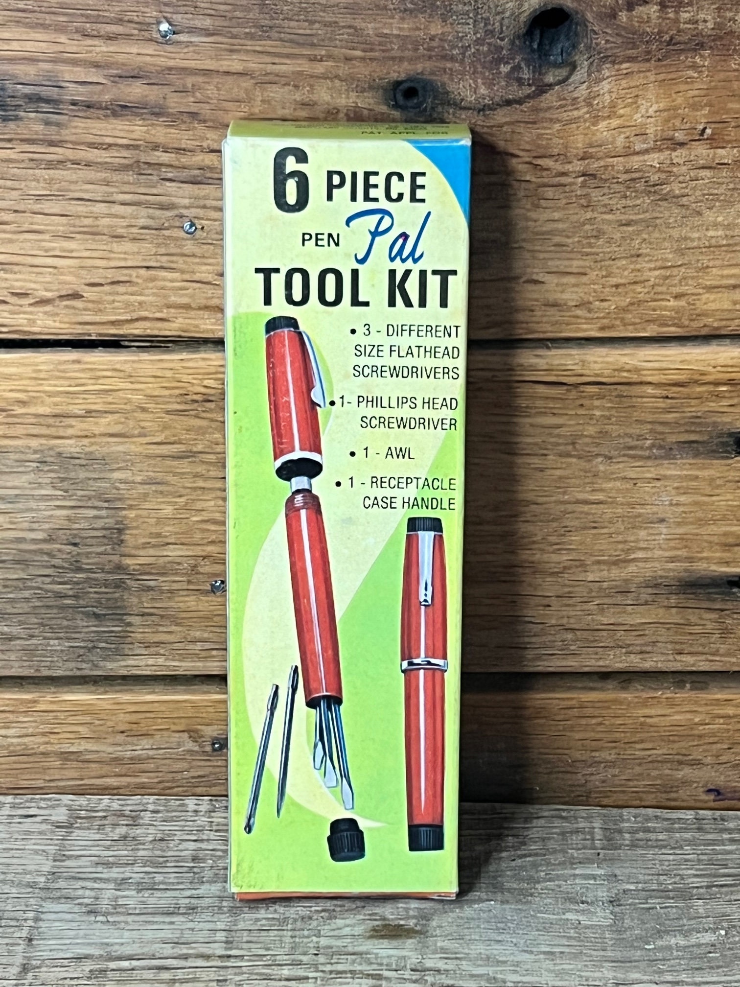 Details about   Vintage NEW 6 Way Pen Tool Kit with Pocket Size Screwdrivers and More NOS 