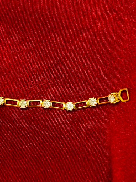 Vintage Diamond Tennis Bracelet, CZ Tennis Bracele