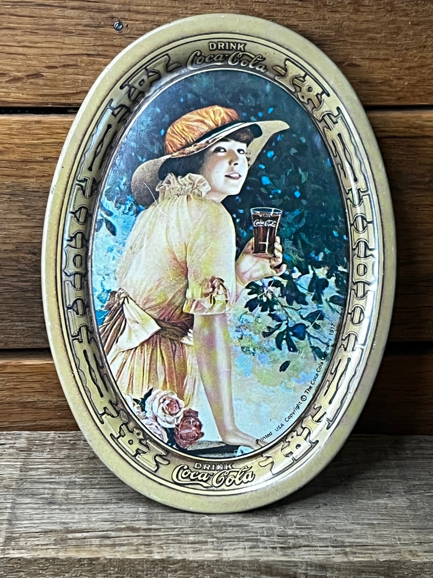 Vintage Coca Cola Collectible Mini Tray 1973 - Etsy