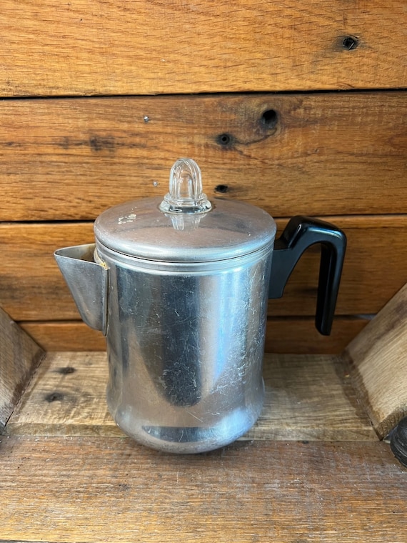 Vintage Aluminum Century Coffee Pot, Coffee Percolator, 5 Cup Coffee Maker, Camping  Coffee Pot, Hiking Coffee Pot, Century Coffee Pot 